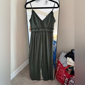 Blue Rain Deep Green Jumpsuit